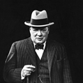 Winston Churchill (1874-1965), homme politique britannique, en 1939. © crédits photos Roger-Viollet