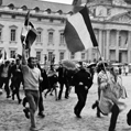  Les gaullistes, défilé à l'école militaire. Paris, mai 1968.<br />
Photographie de Janine Niepce (1921-2007). © crédits photos Janine Niepce / Roger-Viollet