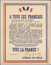 Affiche, 1940. Musée du Général Leclerc de Hauteclocque et de la Libération de Paris, musée Jean Moulin