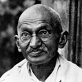 Gandhi (1869-1948), philosophe et homme politique indien. © crédits photos Albert Harlingue / Roger-Viollet