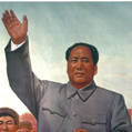 Mao Zedong guidant le peuple chinois, avec ce slogan : "Tous unis pour obtenir de plus grandes victoires".<br />
Affiche pendant la Révolution culturelle. 1965. © crédits photos Roger-Viollet